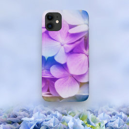 Colorful Paars Hydrangea iPhone 11 Hoesje