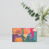 Colorful Paint Professional-Visitekaartje Visitekaartje (Staand voorkant)
