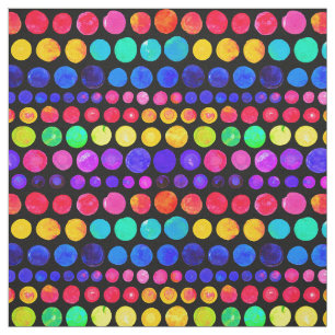 Colorful Paint Stip Patroon Stof