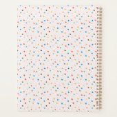 Colorful Painted Dots Planner (Achterkant)