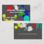 Colorful Painters Visitekaartje (Voorkant / Achterkant)