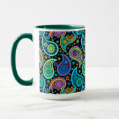 Colorful Paisley 2.0 Mok (Links)