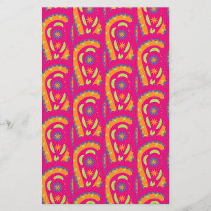 Colorful Paisley Briefpapier