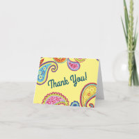 Colorful Paisley Kids Birthday Party
