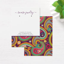 Colorful Paisley Motif moderne Elevant Arrière - p
