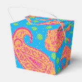 Colorful Paisley Pattern Bedankdoosjes (Achterkant)