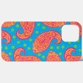 Colorful Paisley Pattern iPhone Case (Achterkant (horizontaal))