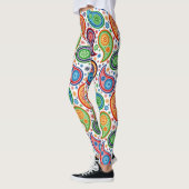 Colorful  Paisley Pattern Leggings (Links)