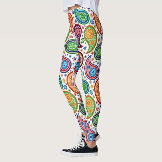 Colorful  Paisley Pattern Leggings (Links)
