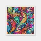 Colorful Paisley Pattern Servet (Voorkant)