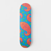 Colorful Paisley Pattern Skateboard (Voorkant)