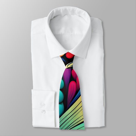 Colorful Paisley Pattern Stropdas (Gebonden)
