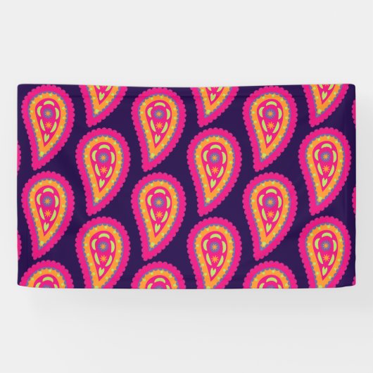Colorful Paisley Spandoek (Horizontaal)