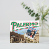Colorful Palermo Italy photo collage Briefkaart (Staand voorkant)