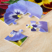 Colorful Pansies Collage Legpuzzel (Zijkant)
