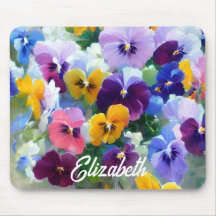 Colorful Pansies