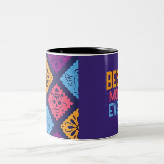 Colorful Papel Picado Fiesta Pattern Mug – Customi (Centre)
