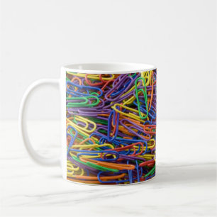Colorful Paperclips-Mok Koffiemok