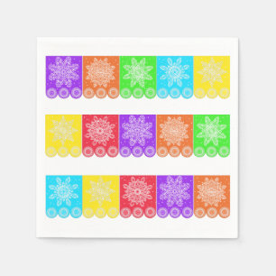 Colorful Papercut Cinco de Mayo Servet