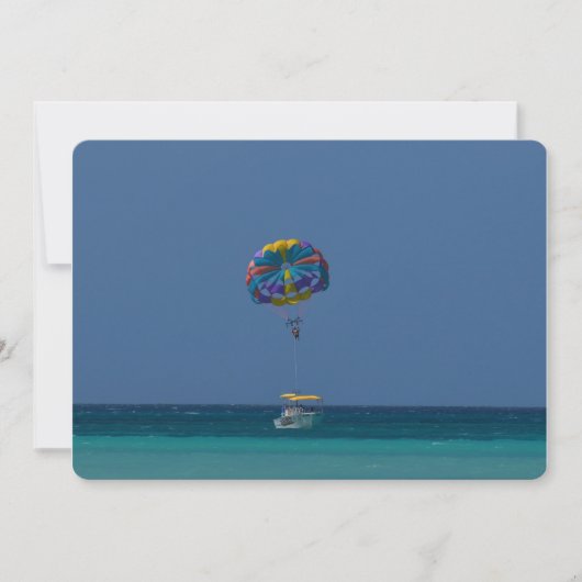 Colorful Parasailing Kaart (Voorkant)