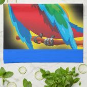 Colorful Parrot Kitchen Towel Theedoek (Gevouwen)