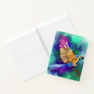 Colorful Parrot Notitieboek