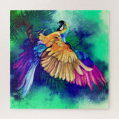 Colorful Parrot Puzzle Legpuzzel (Horizontaal)