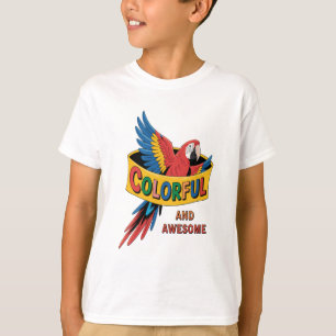 Colorful Parrot T-shirt