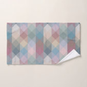 colorful pastel geometric bad handdoek (Handdoek)