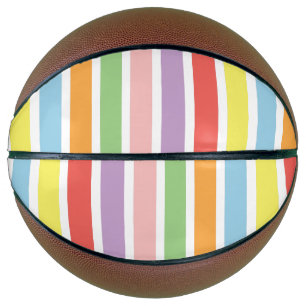 Colorful Pastel Hues Basketbal