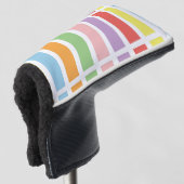 Colorful Pastel Hues Golfheadcover (3/4 voorkant)