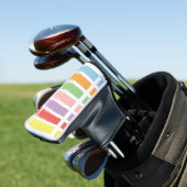Colorful Pastel Hues Golfheadcover (Insitu)