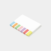 Colorful Pastel Hues Post-it® Notes (Schuin)