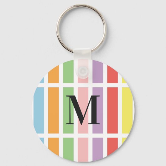Colorful Pastel Hues Sleutelhanger (Voorkant)