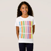 Colorful Pastel Hues T-shirt (Voorkant volledig)