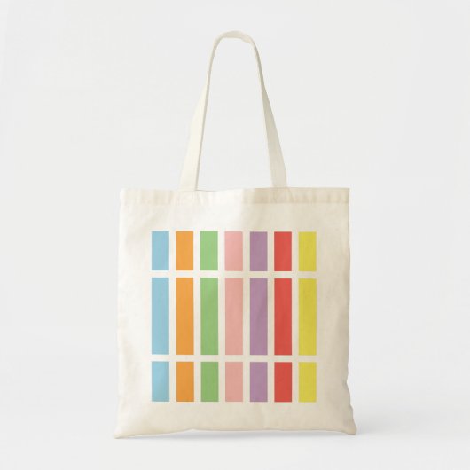 Colorful Pastel Hues Tote Bag (Voorkant)