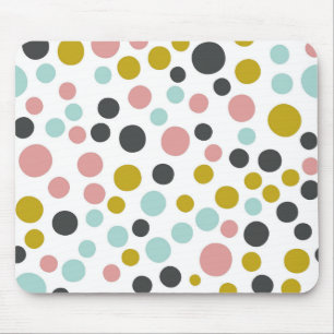 Colorful Pastel Polka Dots   Muismat