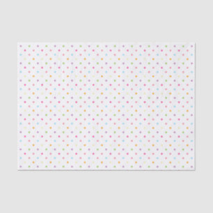 Colorful Pastel Polka Dots Tissuepapier
