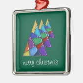 Colorful Patchwork Christmas Tree Ornament  (Links)