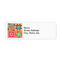 Colorful Patchwork Quilt Art