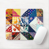 Colorful Patchwork Quilt Muismat (Met muis)