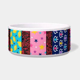 Colorful Patchwork Voerbakje