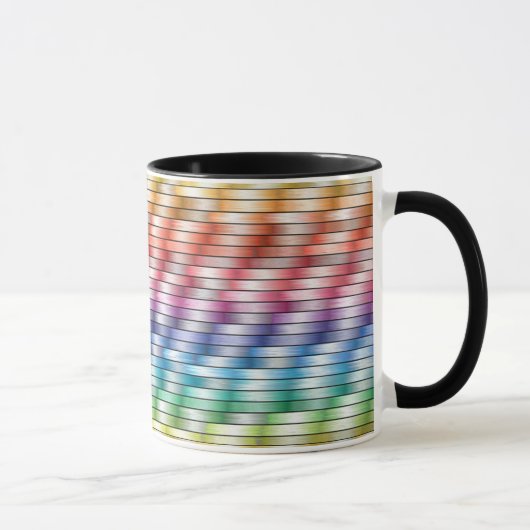 Colorful Pattern Coffee Mok (Rechts)