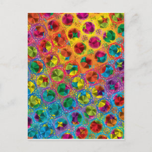 Colorful Pattern Creation "Sinbad's Treasure" Briefkaart