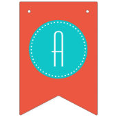 Colorful Pattern Happy Birthday Vlaggetjes (Derde vlag)