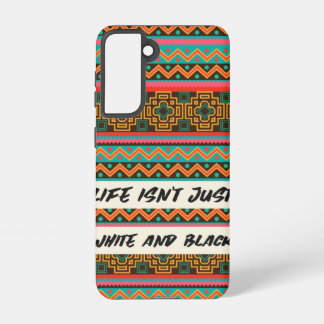 Colorful Pattern isn't White and Black Samsung Galaxy Hoesje