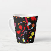 Colorful Pattern Latte Mok (Linkerhoek)