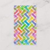 Colorful Pattern mamma Networking Card Contactkaartje (Achterkant)