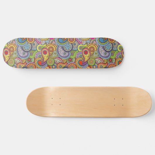Colorful Pattern Skateboard (Horizontaal)