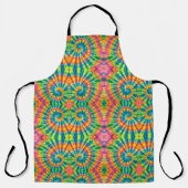 Colorful Pattern Stropdas-dye Hippie Schort (Voorkant)